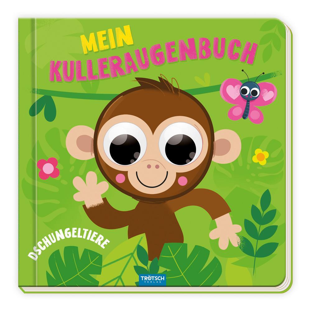 Cover: 9783988021502 | Trötsch Pappenbuch mit Kulleraugen Mein Kulleraugenbuch Dschungeltiere