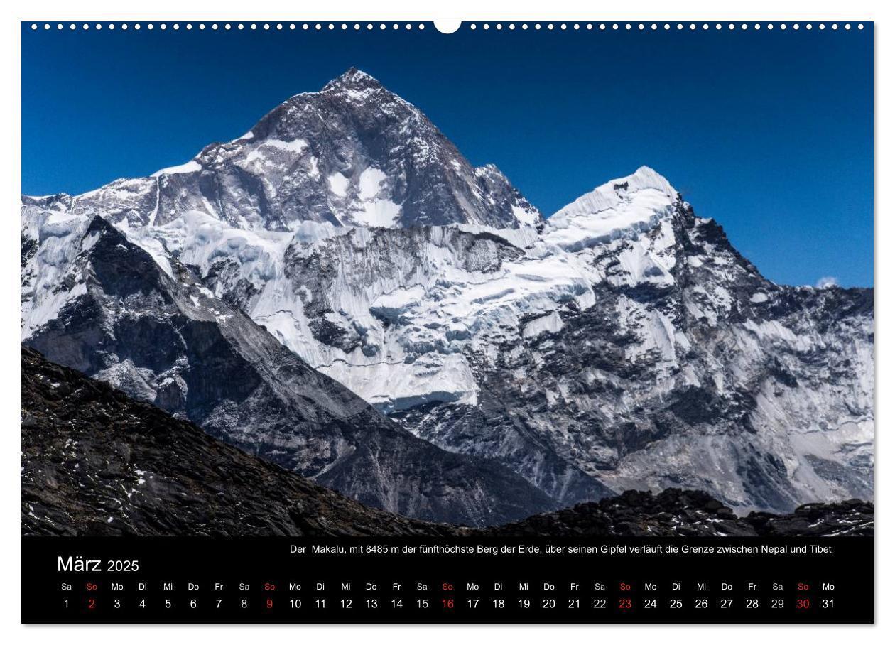 Bild: 9783435647422 | Himalaya - Dach der Welt (Wandkalender 2025 DIN A2 quer), CALVENDO...