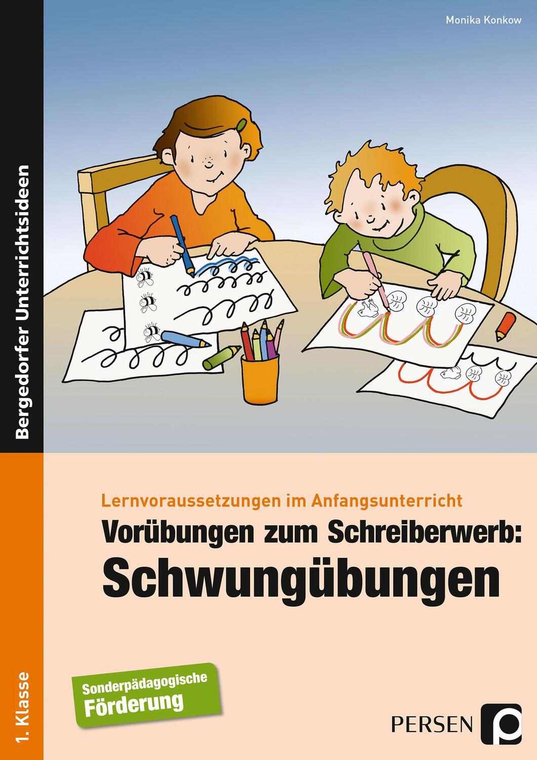 Cover: 9783403236733 | Vorübungen zum Schreiberwerb: Schwungübungen | Monika Konkow | Deutsch