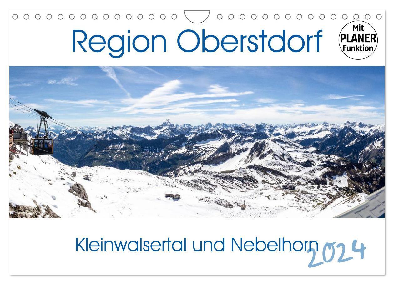 Cover: 9783383172250 | Region Oberstdorf - Kleinwalsertal und Nebelhorn (Wandkalender 2024...