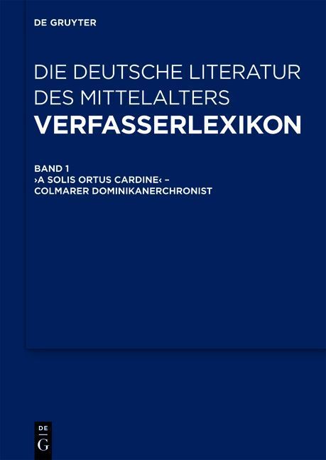 Cover: 9783110222487 | Verfasserlexikon - Die deutsche Literatur des Mittelalters, 11 Teile