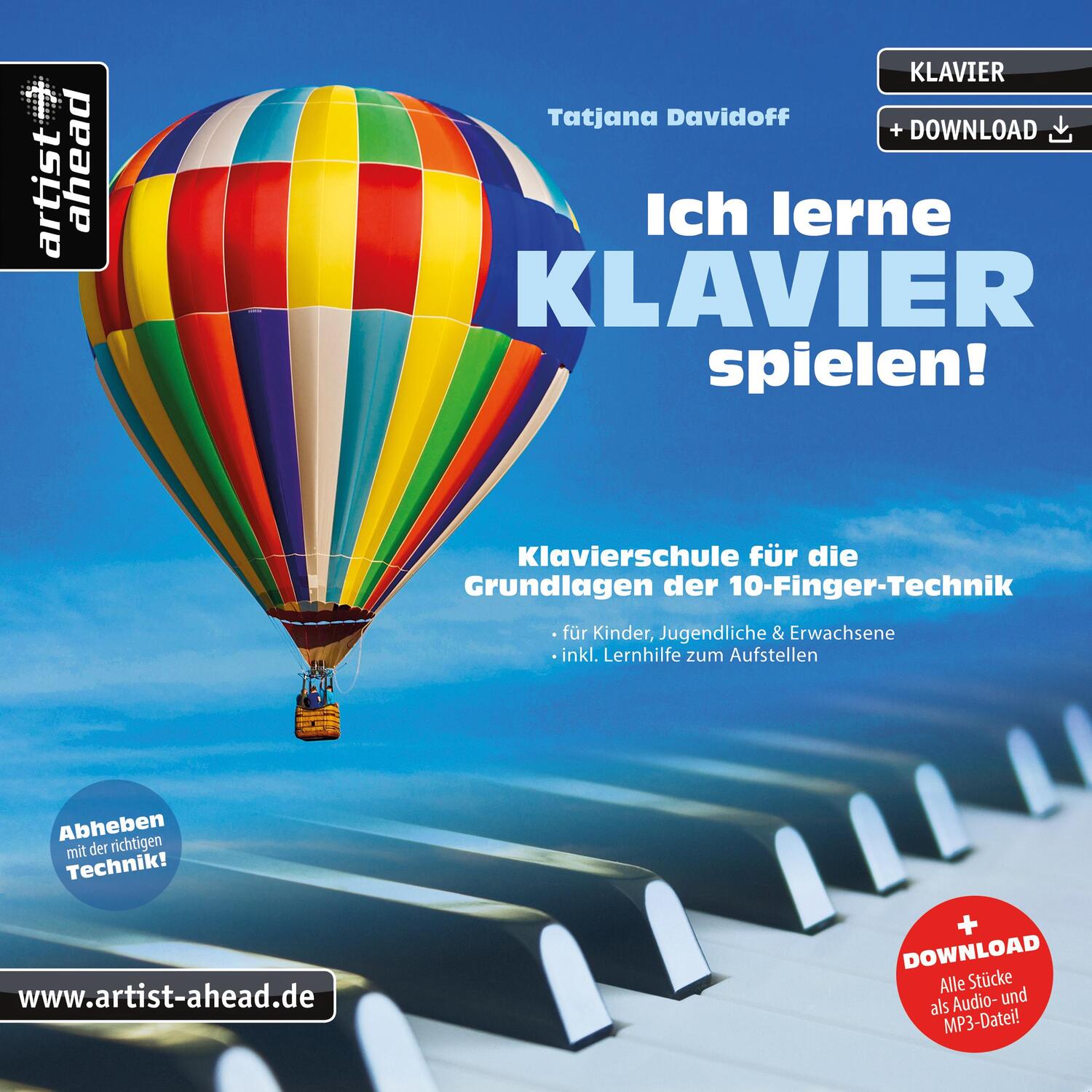 Cover: 9783866421325 | Ich lerne Klavier spielen! | Tatjana Davidoff | Broschüre | Deutsch