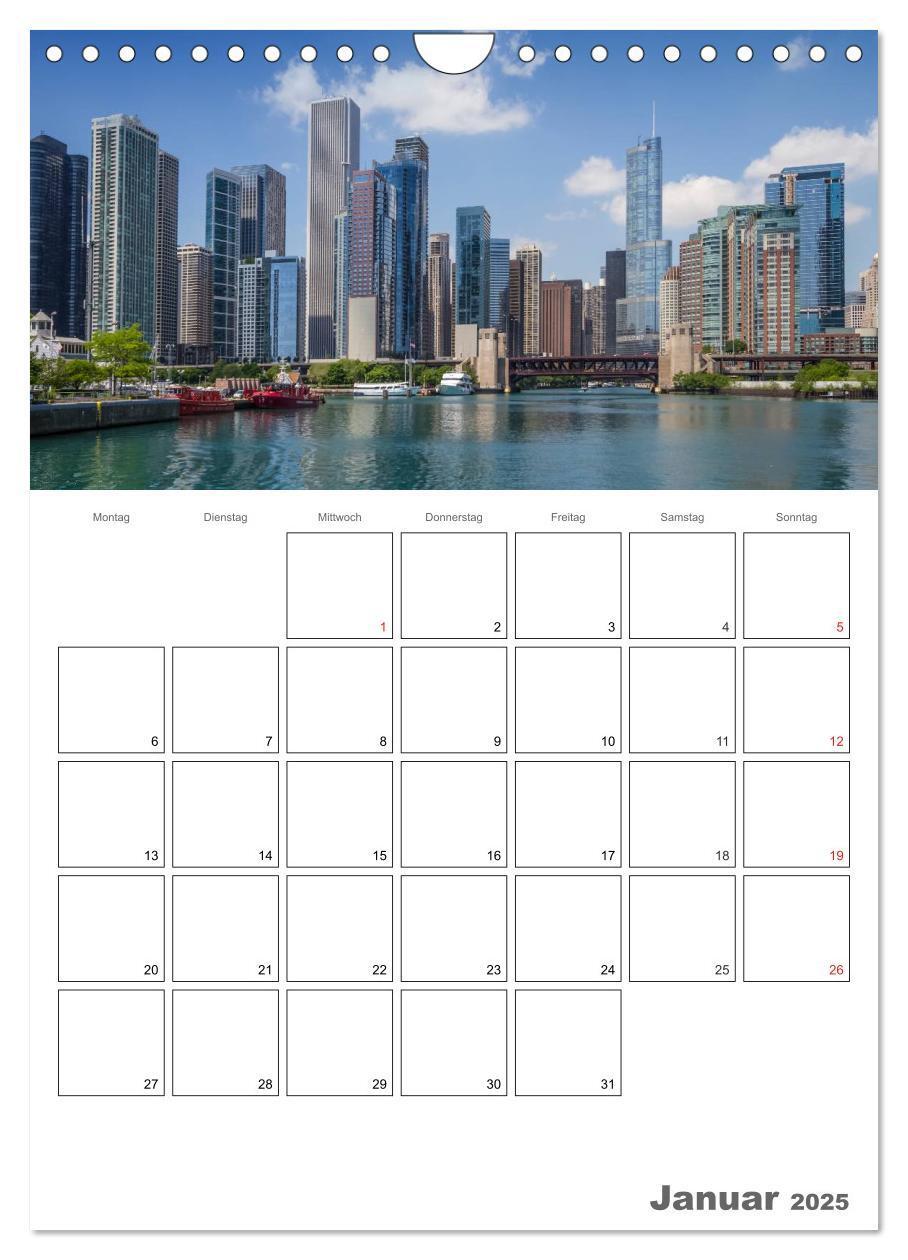 Bild: 9783457028001 | CHICAGO Terminplaner (Wandkalender 2025 DIN A4 hoch), CALVENDO...