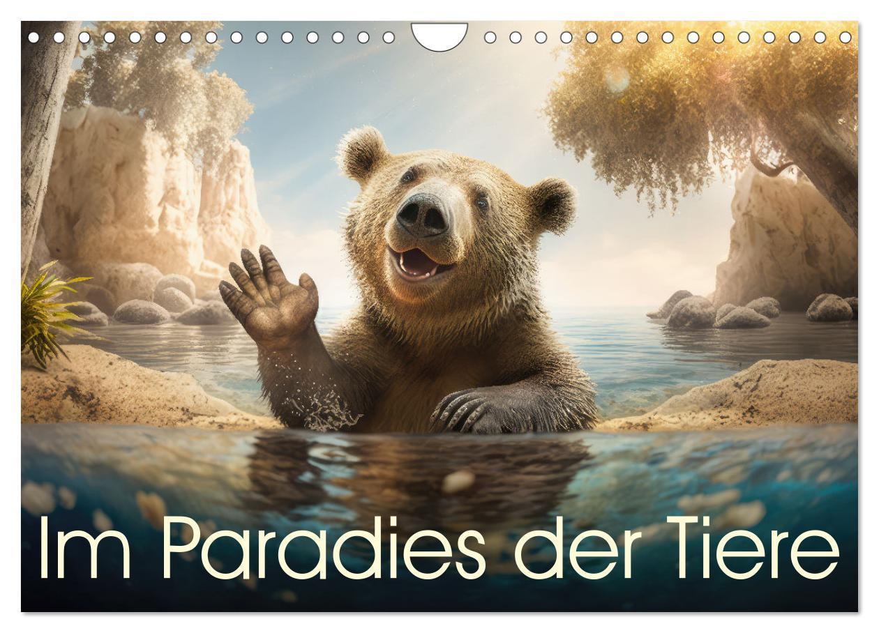 Cover: 9783383914607 | Im Paradies der Tiere (Wandkalender 2025 DIN A4 quer), CALVENDO...