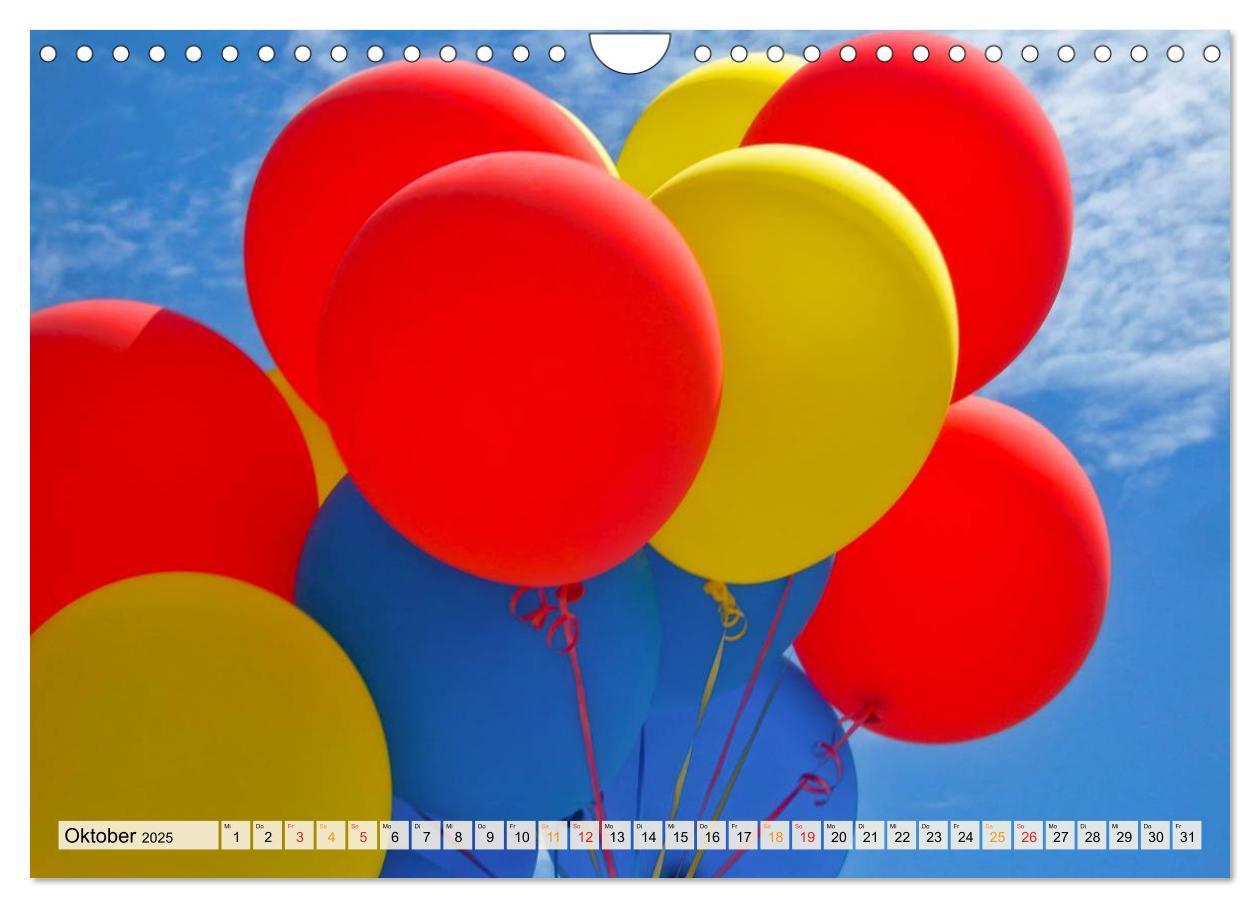 Bild: 9783435466184 | Mein schöner bunter Luftballon (Wandkalender 2025 DIN A4 quer),...