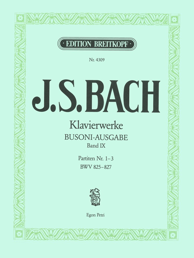 Cover: 9790004162637 | Partiten Nr. 1-3 | Johann Sebastian Bach | Buch | Breitkopf &amp; Härtel