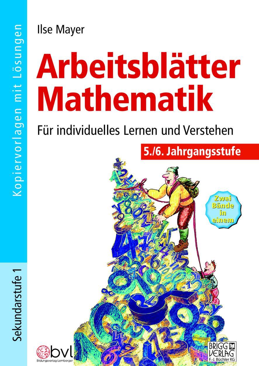 Cover: 9783956601835 | Arbeitsblätter Mathematik 6./7. Klasse | Ilse Mayer | Taschenbuch