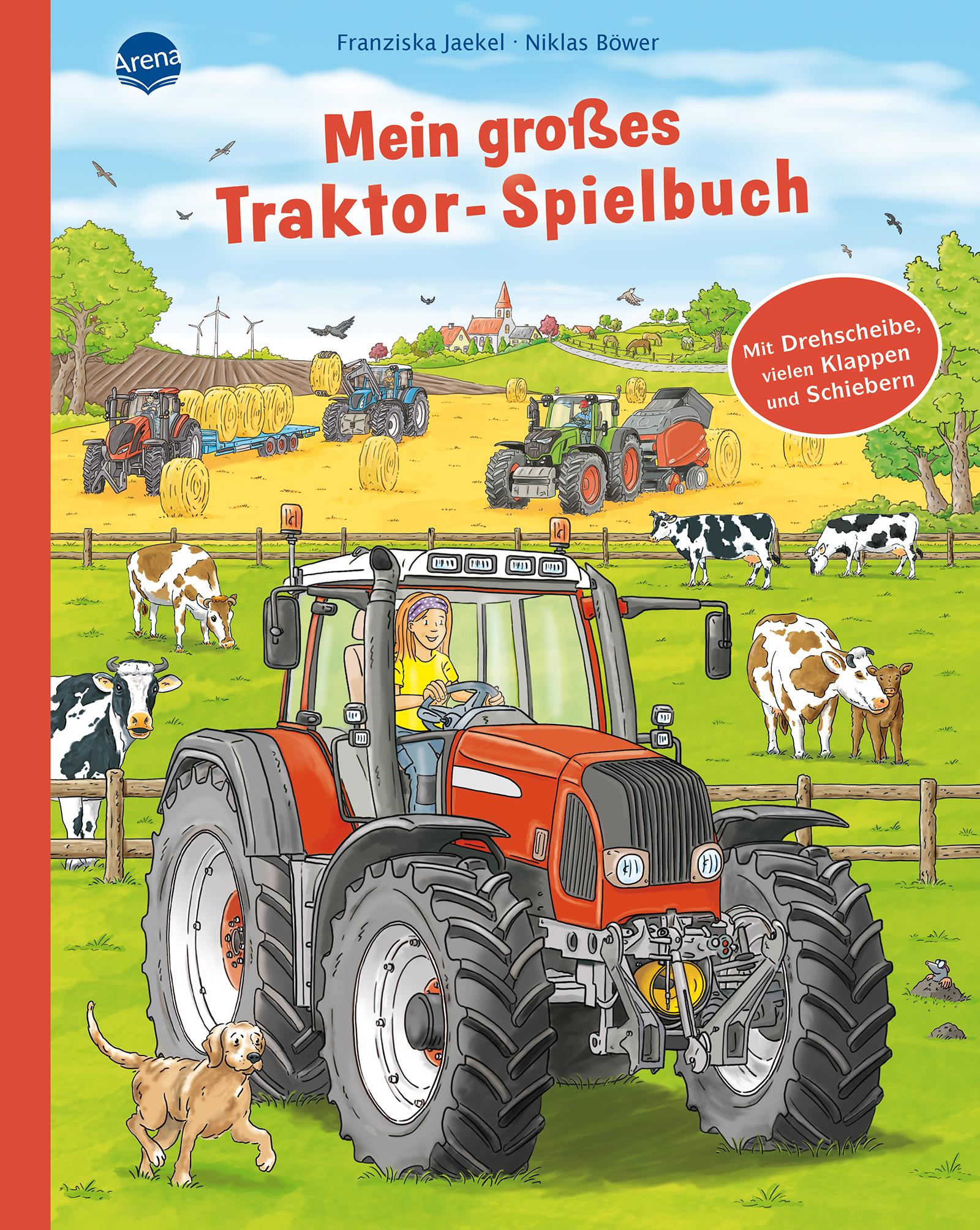 Cover: 9783401721217 | Mein großes Traktor-Spielbuch. Mit Drehscheibe, vielen Klappen und...