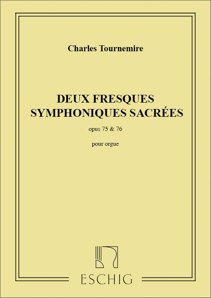 Cover: 9790045023560 | 2 Fresques | Pour Orgue | Charles Tournemire | Partitur | Max Eschig