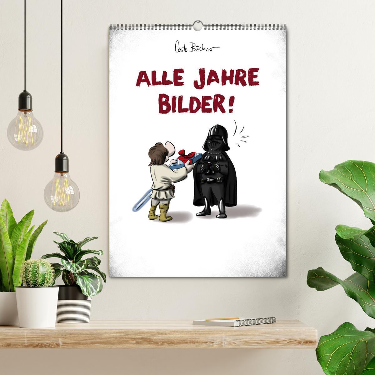 Bild: 9783435983742 | Carlo Büchner ALLE JAHRE BILDER! (Wandkalender 2025 DIN A2 hoch),...