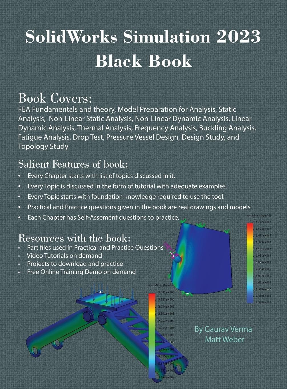 Cover: 9781774590881 | SolidWorks Simulation 2023 Black Book | Gaurav Verma (u. a.) | Buch