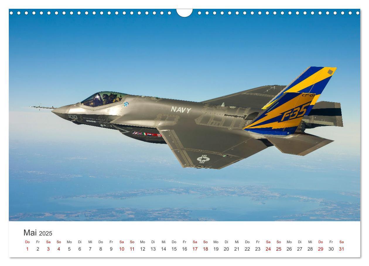 Bild: 9783383918339 | Kampfjets - Düsenjäger-Kalender (Wandkalender 2025 DIN A3 quer),...