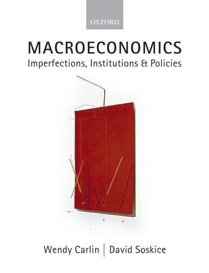 Cover: 9780198776222 | Macroeconomics | Imperfections, Institutions, and Policies | Buch