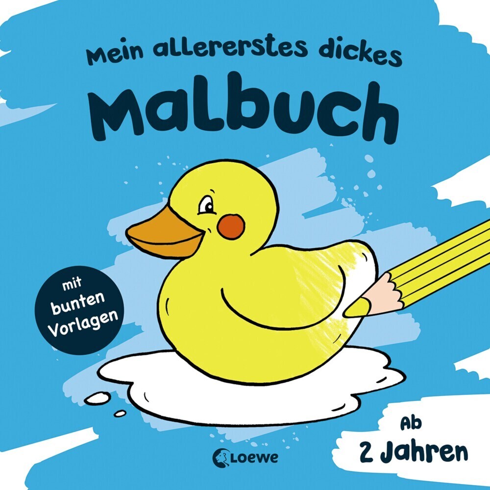 Cover: 9783785588291 | Mein allererstes dickes Malbuch (Badeente) | Loewe Kreativ | Buch