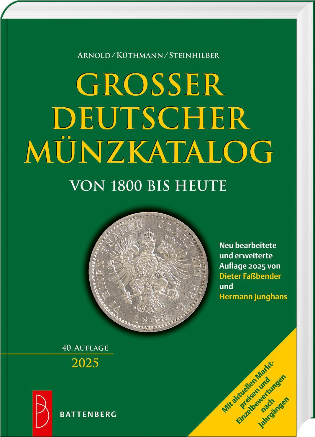 Cover: 9783866462540 | Großer deutscher Münzkatalog | von 1800 bis heute | Junghans (u. a.)