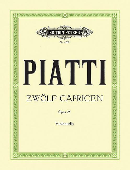 Cover: 9790014022419 | 12 Caprices Op.25 | Carlo Alfredo Piatti | Taschenbuch | Buch | 2022
