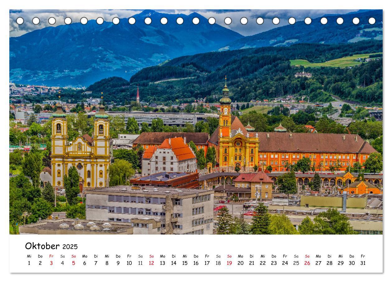 Bild: 9783435439027 | Grüße aus Innsbruck (Tischkalender 2025 DIN A5 quer), CALVENDO...