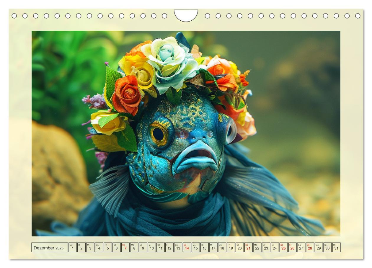 Bild: 9783435463763 | Fashion-Fisch. Die lustige Welt der Unterwasser-Mode (Wandkalender...