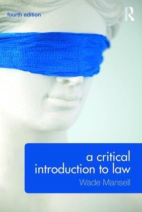 Cover: 9781138775015 | A Critical Introduction to Law | Alan Thomson (u. a.) | Taschenbuch
