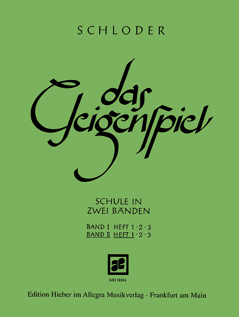 Cover: 9790201700038 | Das Geigenspiel. Bd.2/1 | Schule | Schul- und Studienwerke
