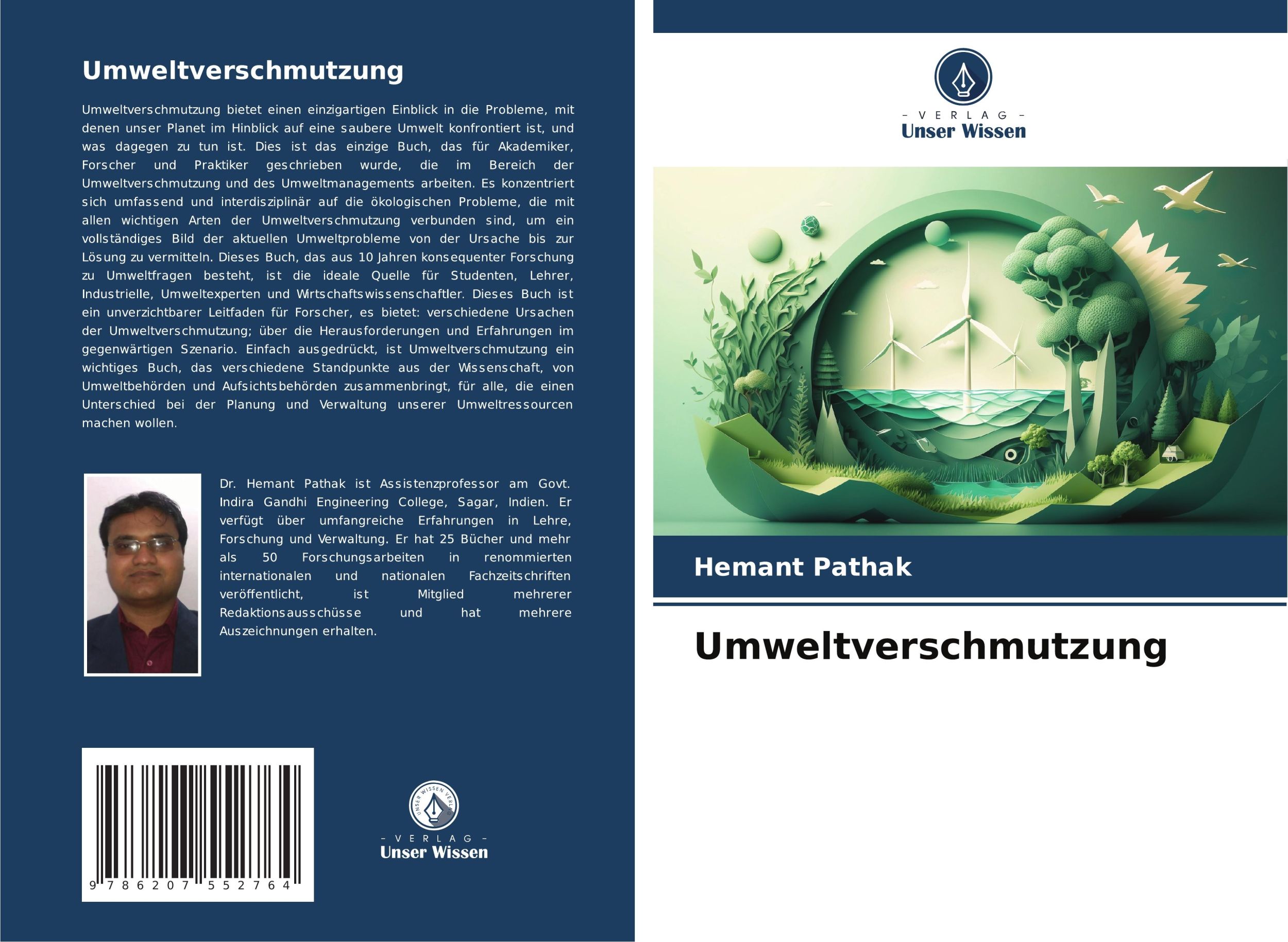 Cover: 9786207552764 | Umweltverschmutzung | Hemant Pathak | Taschenbuch | Paperback | 72 S.