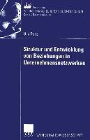 Cover: 9783824406579 | Struktur und Entwicklung von Beziehungen in Unternehmensnetzwerken