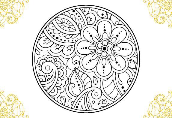 Bild: 9783817446735 | 50 Karten zum Ausmalen - Mandalas | Mitnehmen, gestalten, verschenken