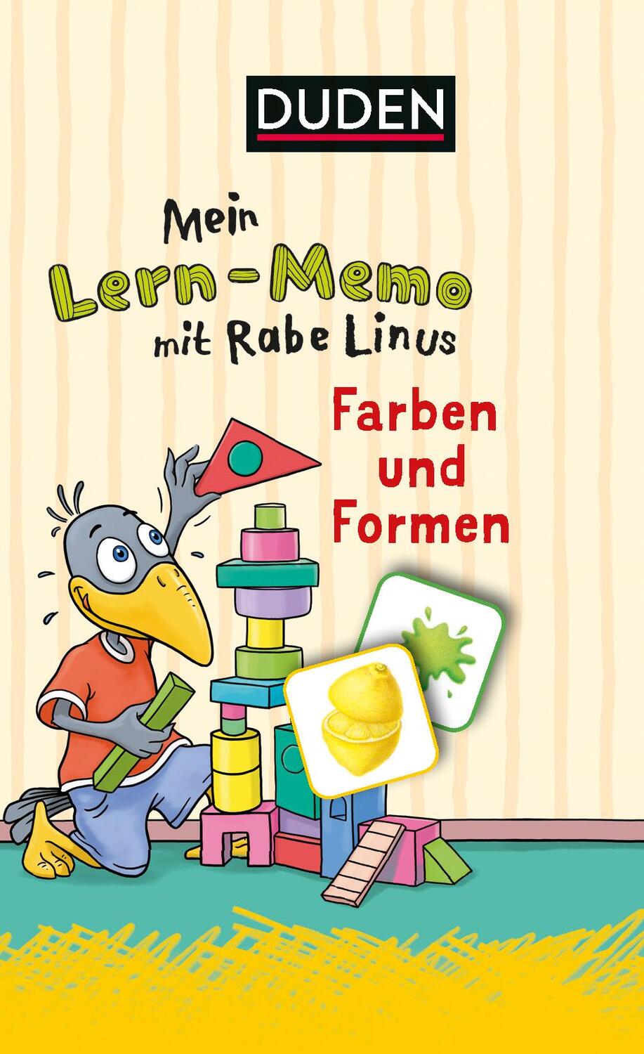 Cover: 9783411727964 | Mein Lern-Memo mit Rabe Linus  Farben und Formen | Dorothee Raab