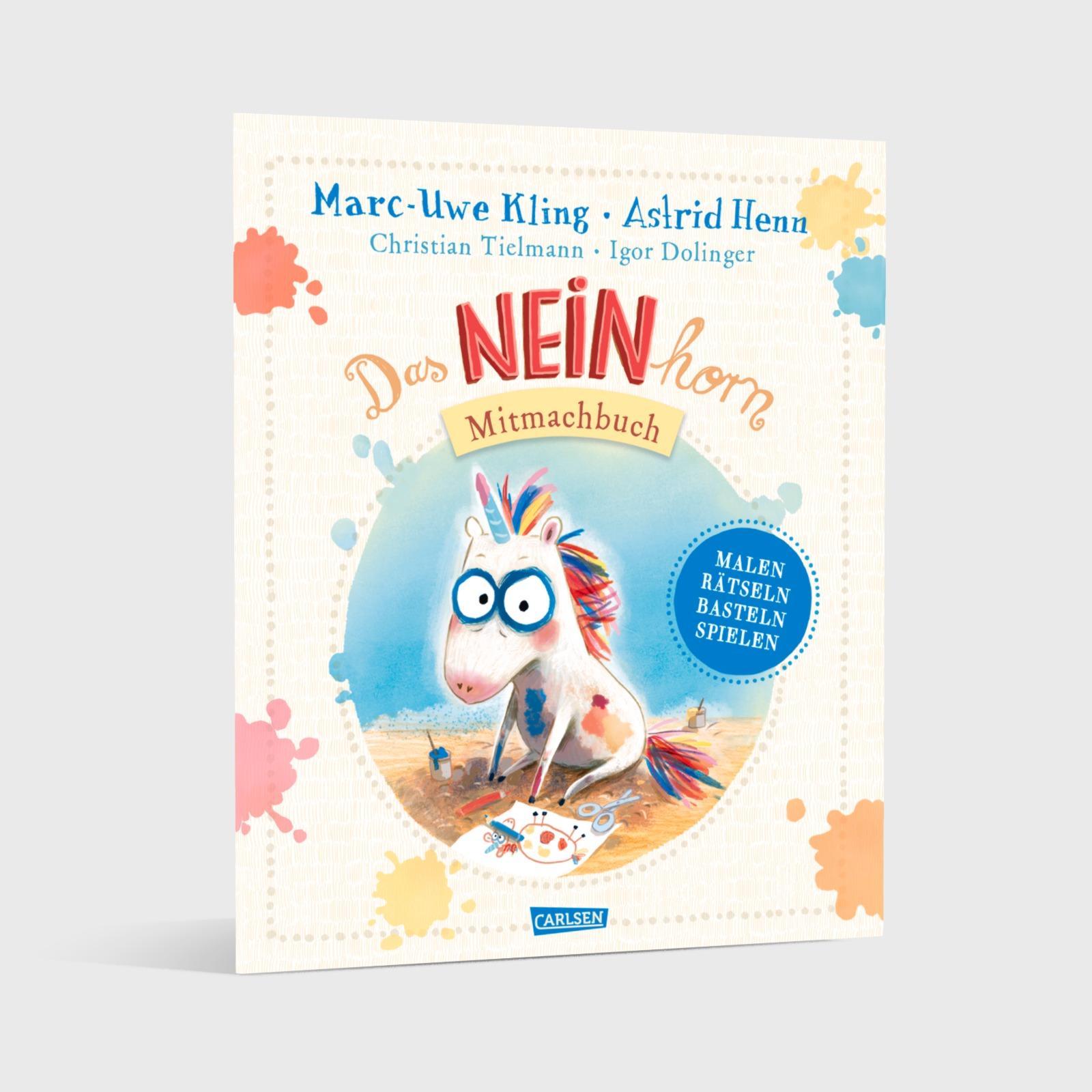 Bild: 9783551192264 | Das NEINhorn Mitmachbuch | Marc-Uwe Kling (u. a.) | Taschenbuch | 2025