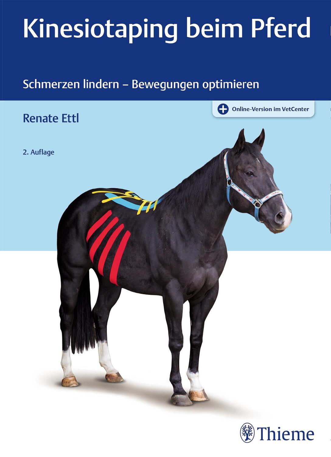 Cover: 9783132431171 | Kinesiotaping beim Pferd | Schmerzen lindern - Bewegungen optimieren