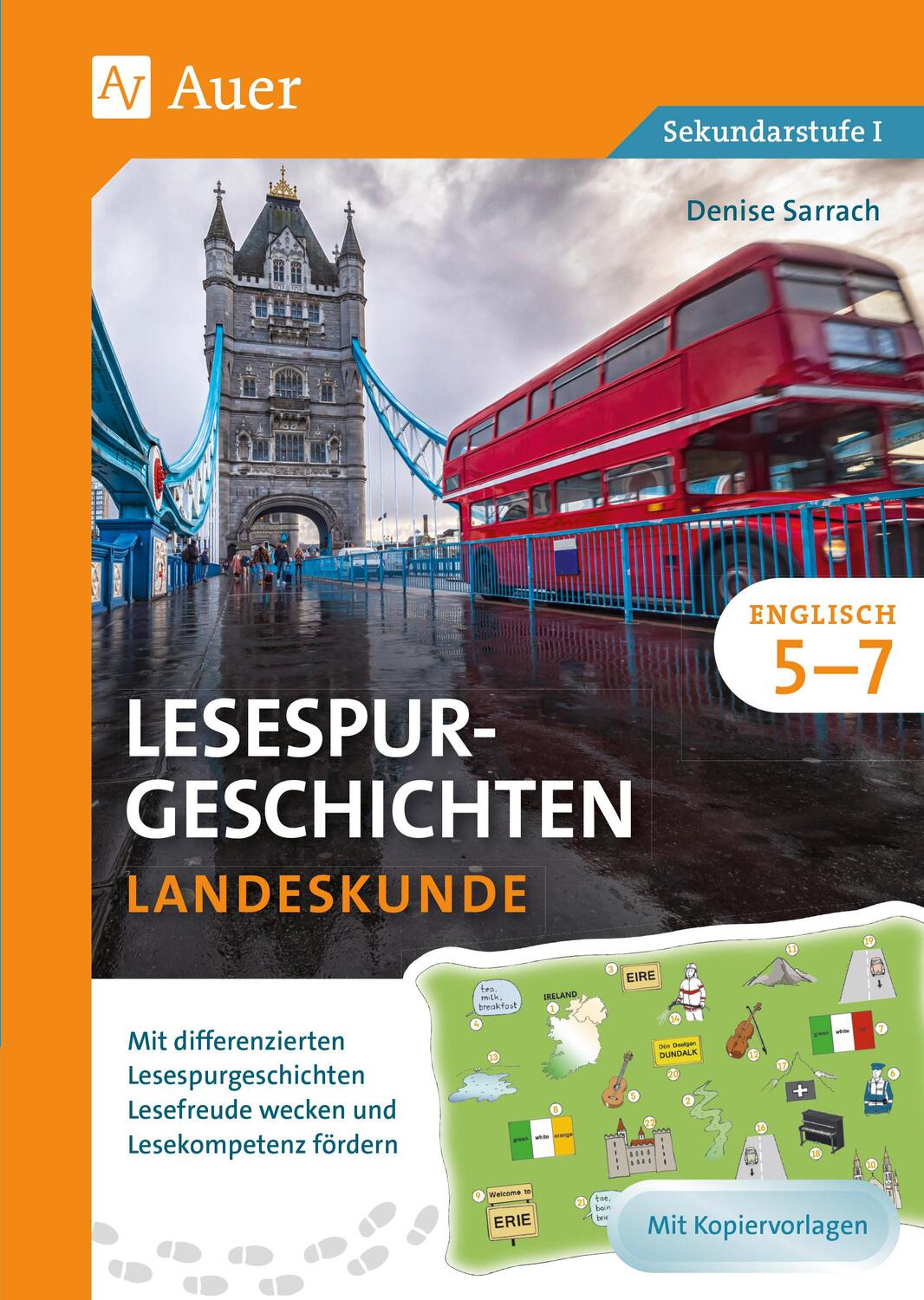 Cover: 9783403084266 | Lesespurgeschichten Englisch Landeskunde 5-7 | Denise Sarrach | 2020
