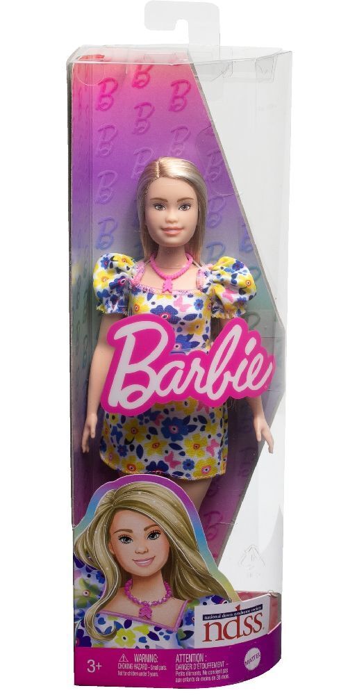 Cover: 194735093854 | Barbie Fashionistas Puppe mit Down-Syndrom im Blümchenkleid | Stück