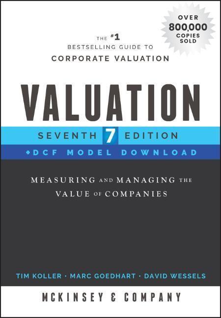 Cover: 9781119612469 | Valuation | Mckinsey & Company Inc | Buch | Wiley Finance Editions