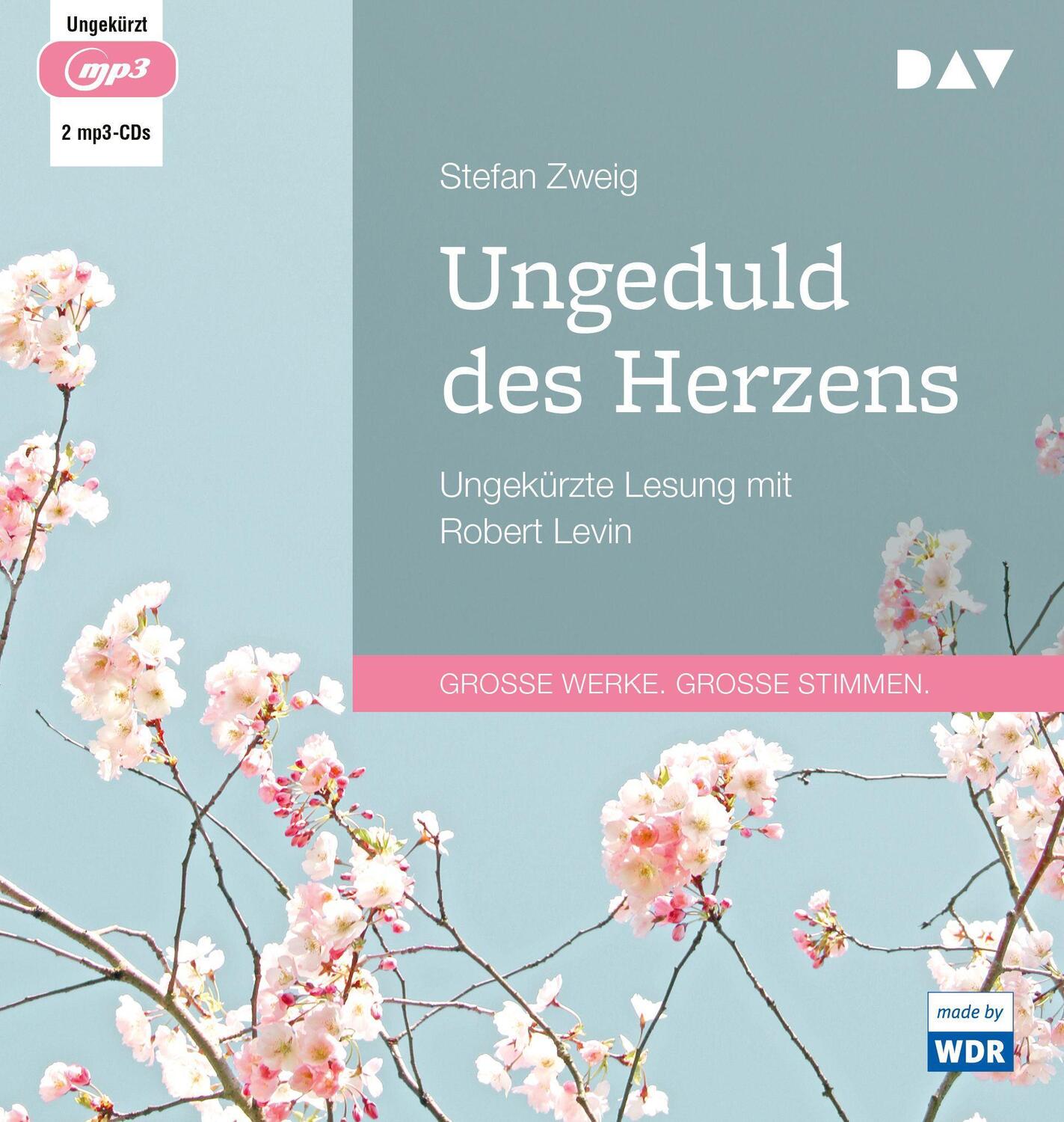 Cover: 9783742431721 | Ungeduld des Herzens | Ungekürzte Lesung mit Robert Levin | Zweig | 2