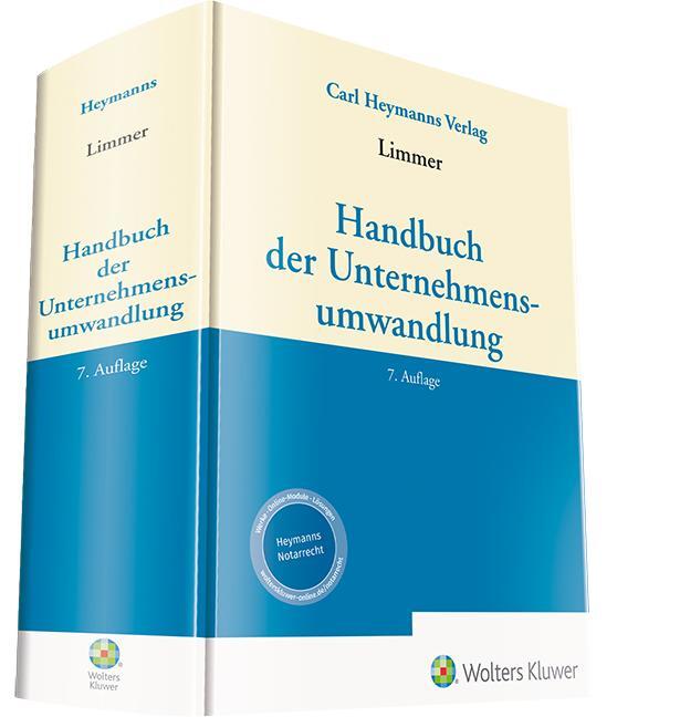 Cover: 9783452299468 | Handbuch der Unternehmensumwandlung | Peter Limmer | Taschenbuch