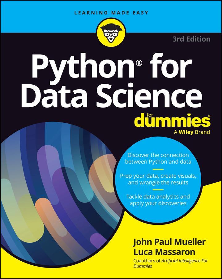 Cover: 9781394213146 | Python for Data Science For Dummies | John Paul Mueller (u. a.) | Buch