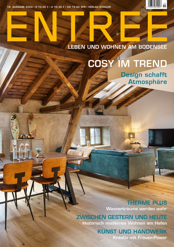 Cover: 9783797707703 | ENTREE - Leben und Wohnen am Bodensee | 19. Ausgabe 2022 | Stadler