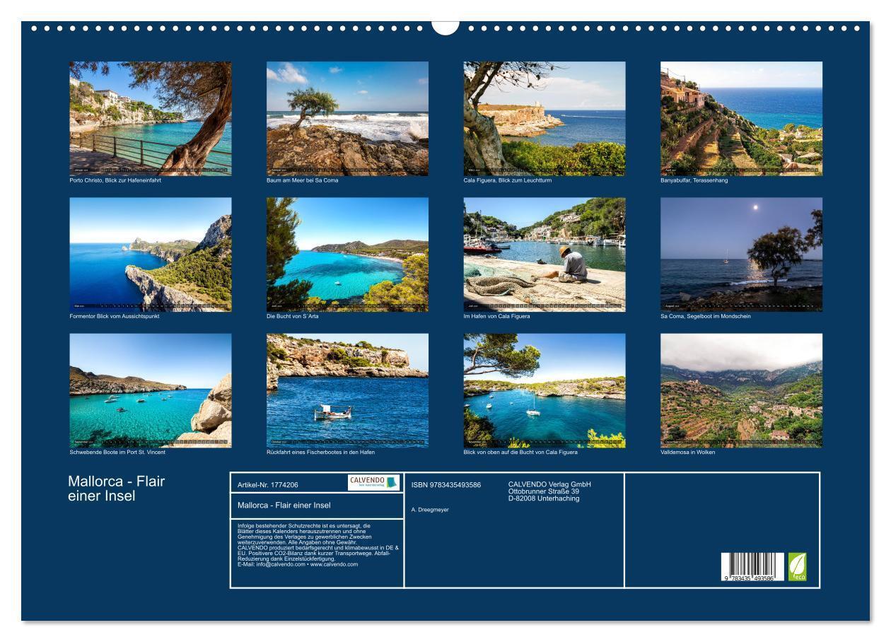 Bild: 9783435493586 | Mallorca - Flair einer Insel (Wandkalender 2025 DIN A2 quer),...