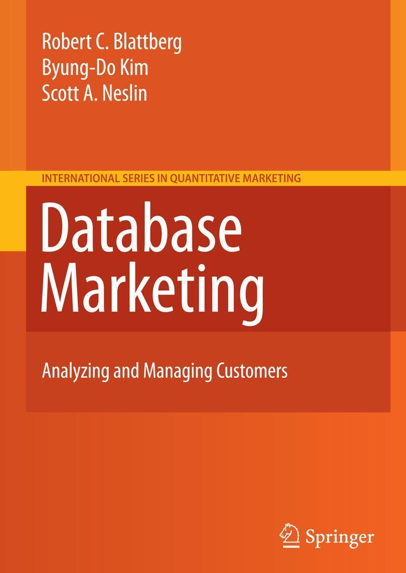 Cover: 9781441903327 | Database Marketing | Analyzing and Managing Customers | Taschenbuch