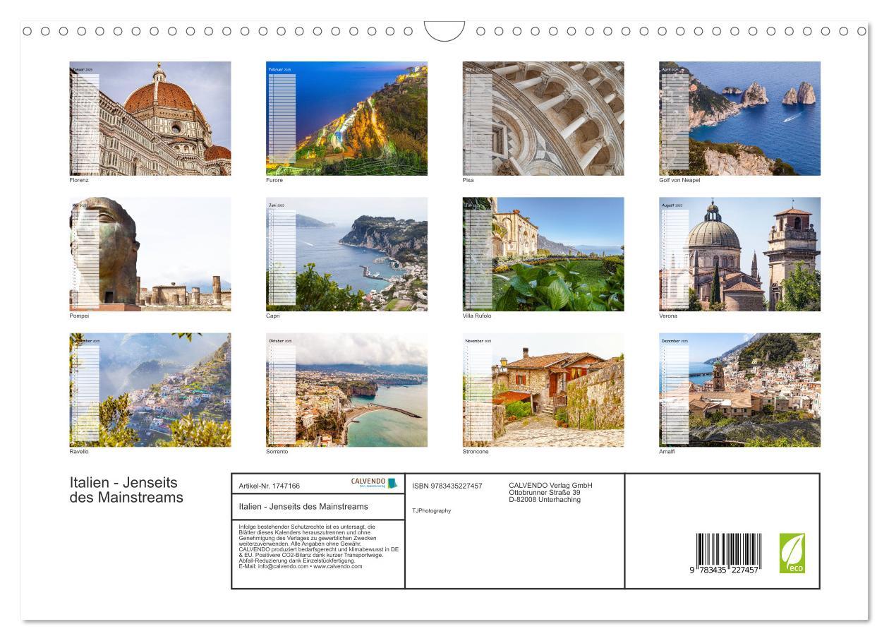 Bild: 9783435227457 | Italien - Jenseits des Mainstreams (Wandkalender 2025 DIN A3 quer),...