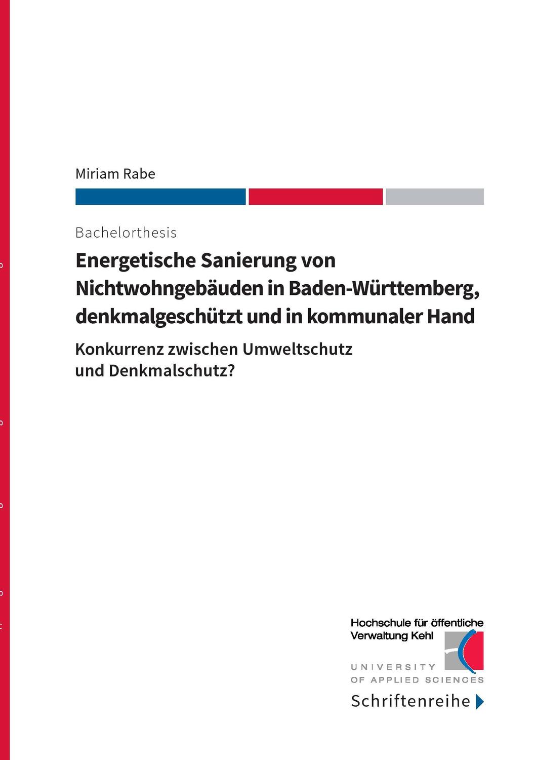 Cover: 9783738628906 | Energetische Sanierung von Nichtwohngebäuden in Baden-Württemberg,...
