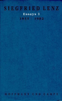 Cover: 9783455042658 | Werkausgabe in Einzelbänden / Essays 1. Tl.1 | 1955-1982 | Lenz | Buch