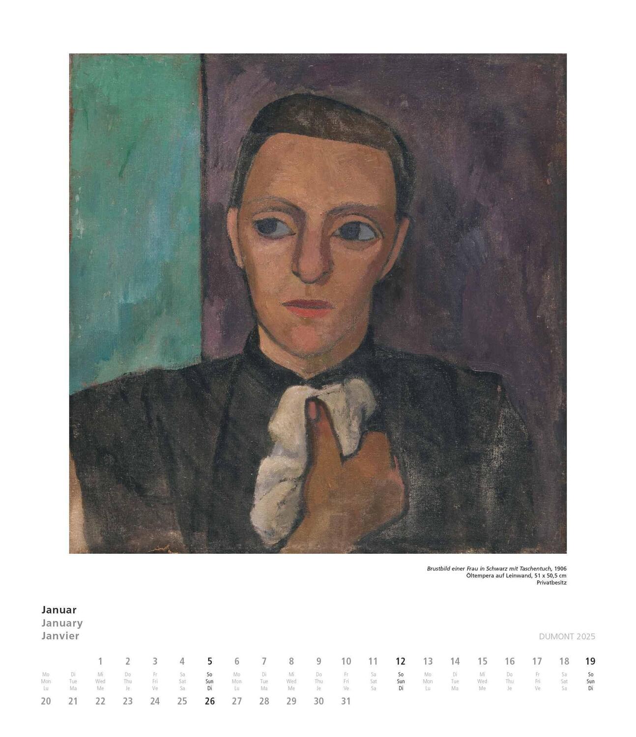 Bild: 4250809653990 | Paula Modersohn-Becker 2025 - Kunstkalender - Wandkalender im...