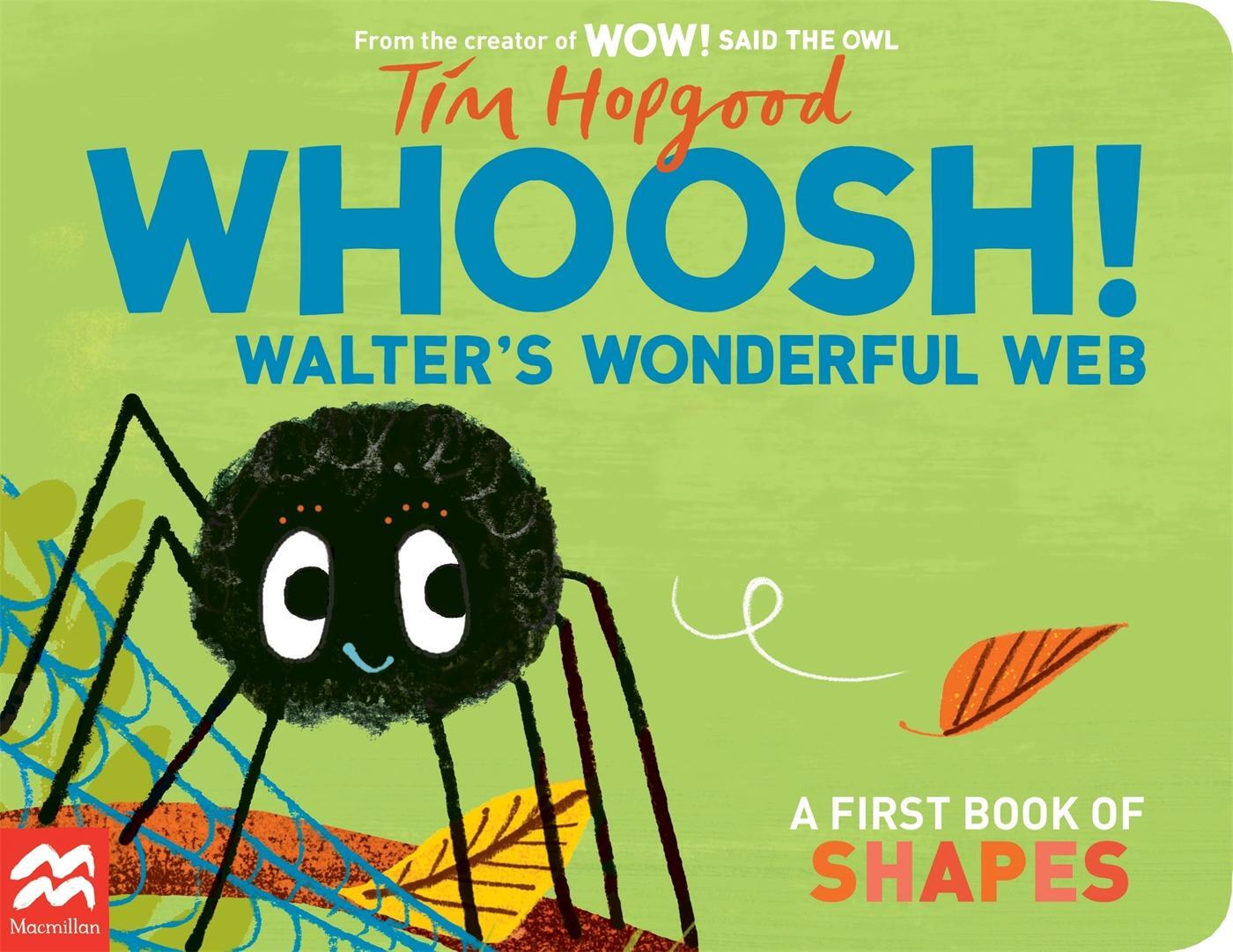 Cover: 9781035000029 | Whoosh! Walter's Wonderful Web | A First Book of Shapes | Tim Hopgood