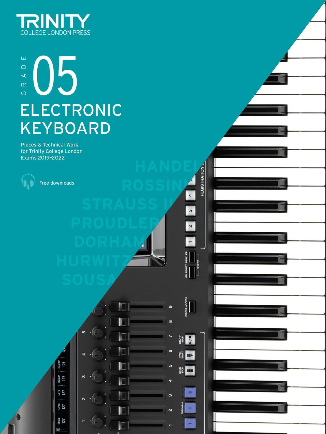 Cover: 9780857367822 | Electronic Keyboard Exam Pieces &amp; Technical Work 2019-2022: Grade 5