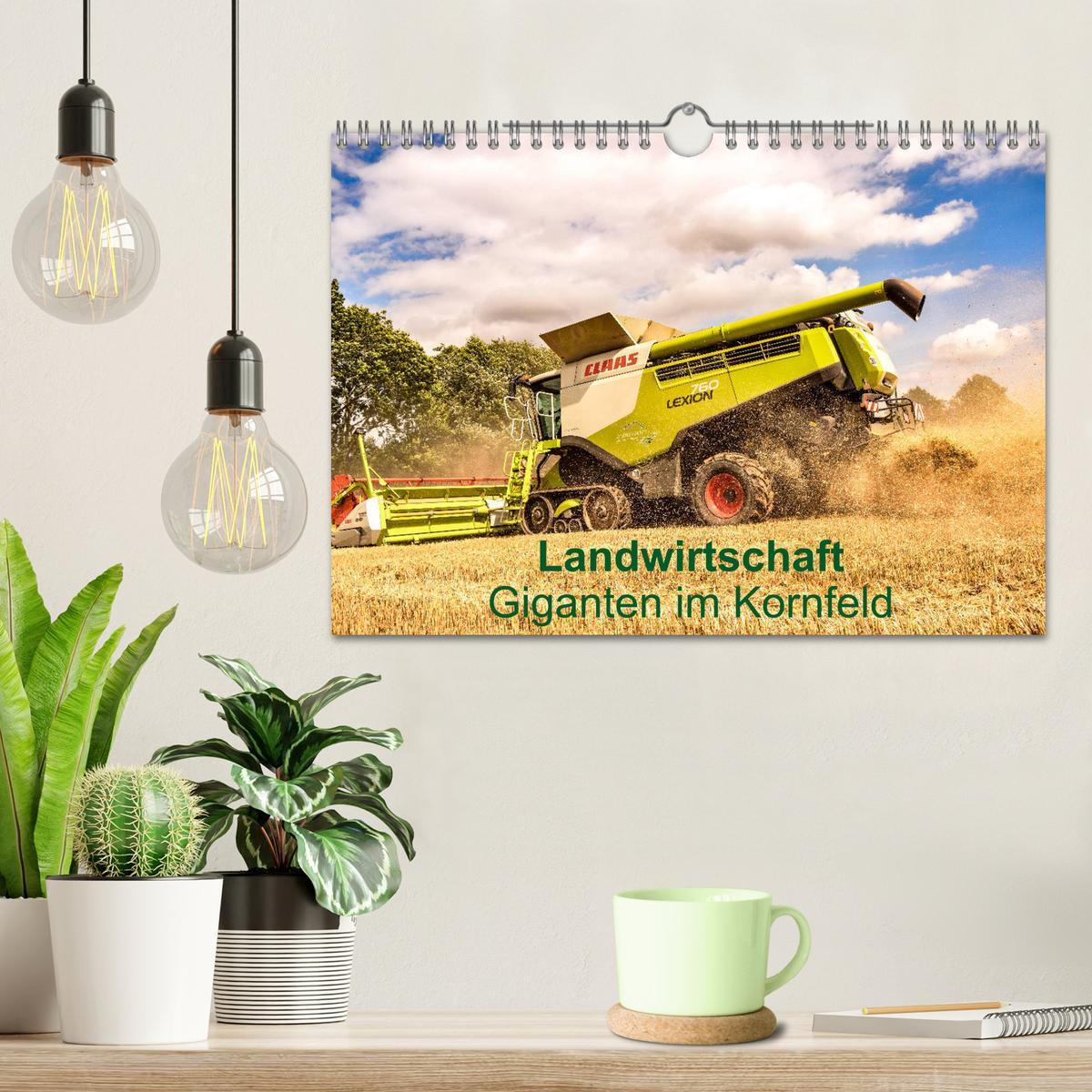 Bild: 9783435239085 | Landwirtschaft - Giganten im Kornfeld (Wandkalender 2025 DIN A4...