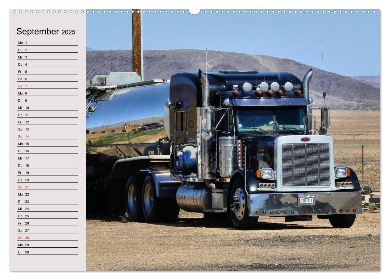 Bild: 9783435483518 | US-Trucks. Faszination Langhauber (Wandkalender 2025 DIN A2 quer),...