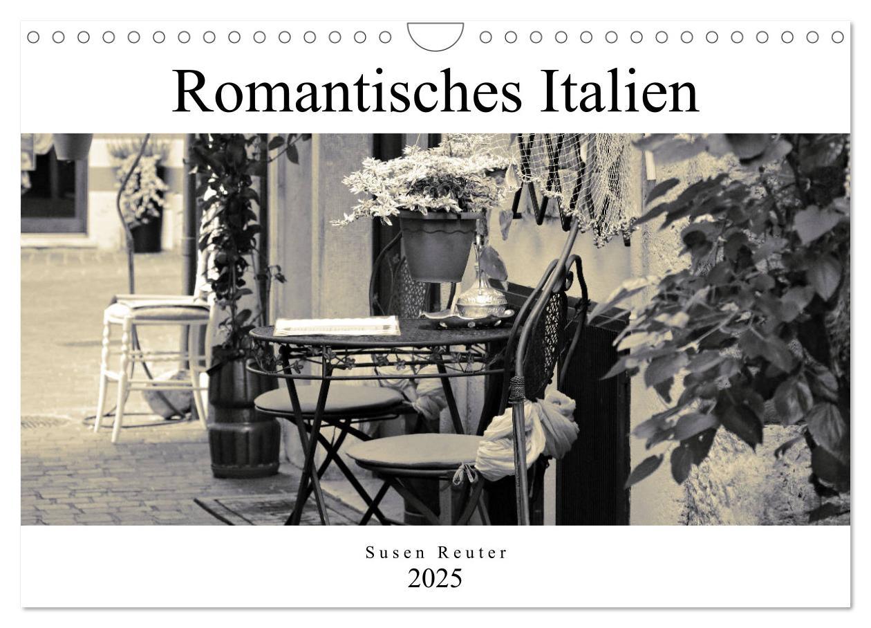 Cover: 9783435389285 | Romantisches Italien (Wandkalender 2025 DIN A4 quer), CALVENDO...