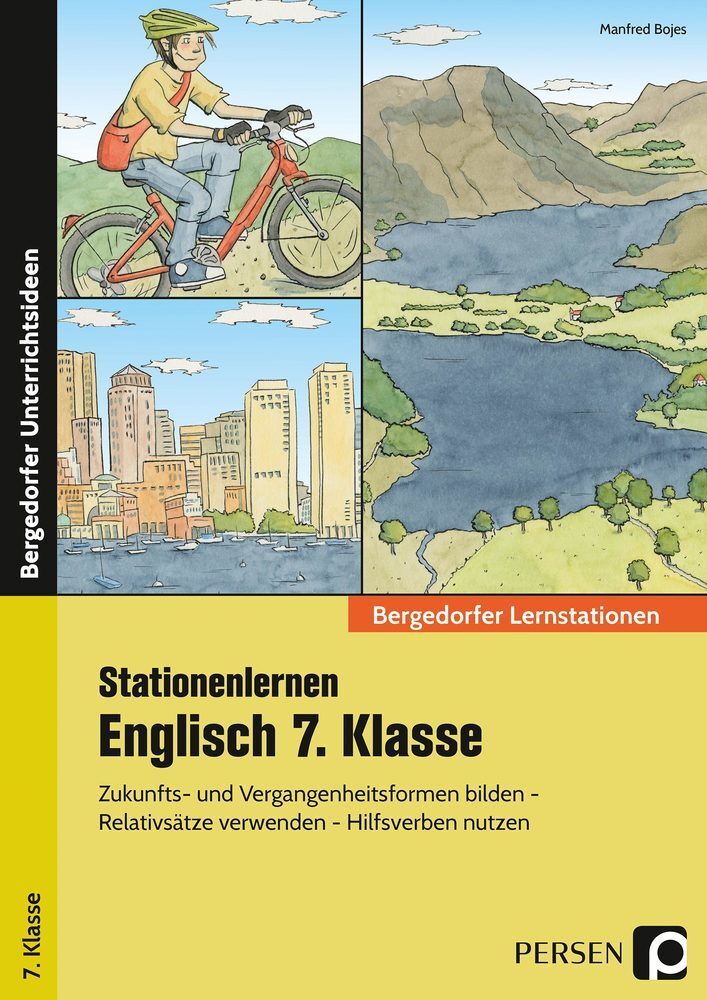 Cover: 9783403202325 | Stationenlernen Englisch 7. Klasse | Manfred Bojes | Broschüre | 2018