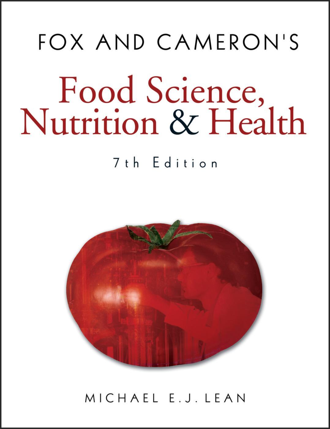 Cover: 9780340809488 | Fox and Cameron's Food Science, Nutrition &amp; Health | Michael EJ Lean